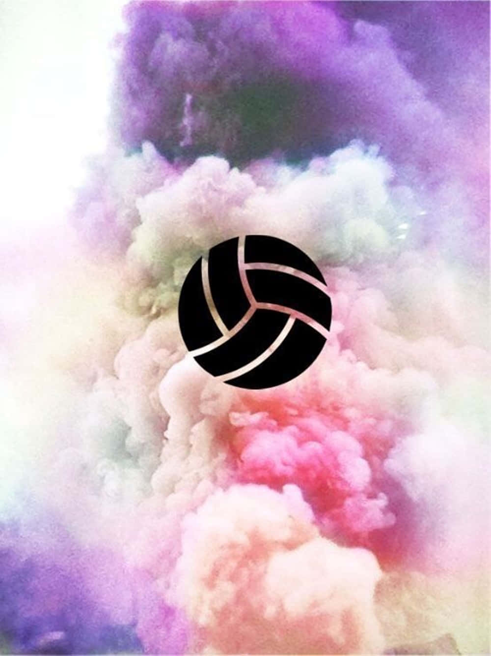 Cute Volleyball Smoke Wallpaper