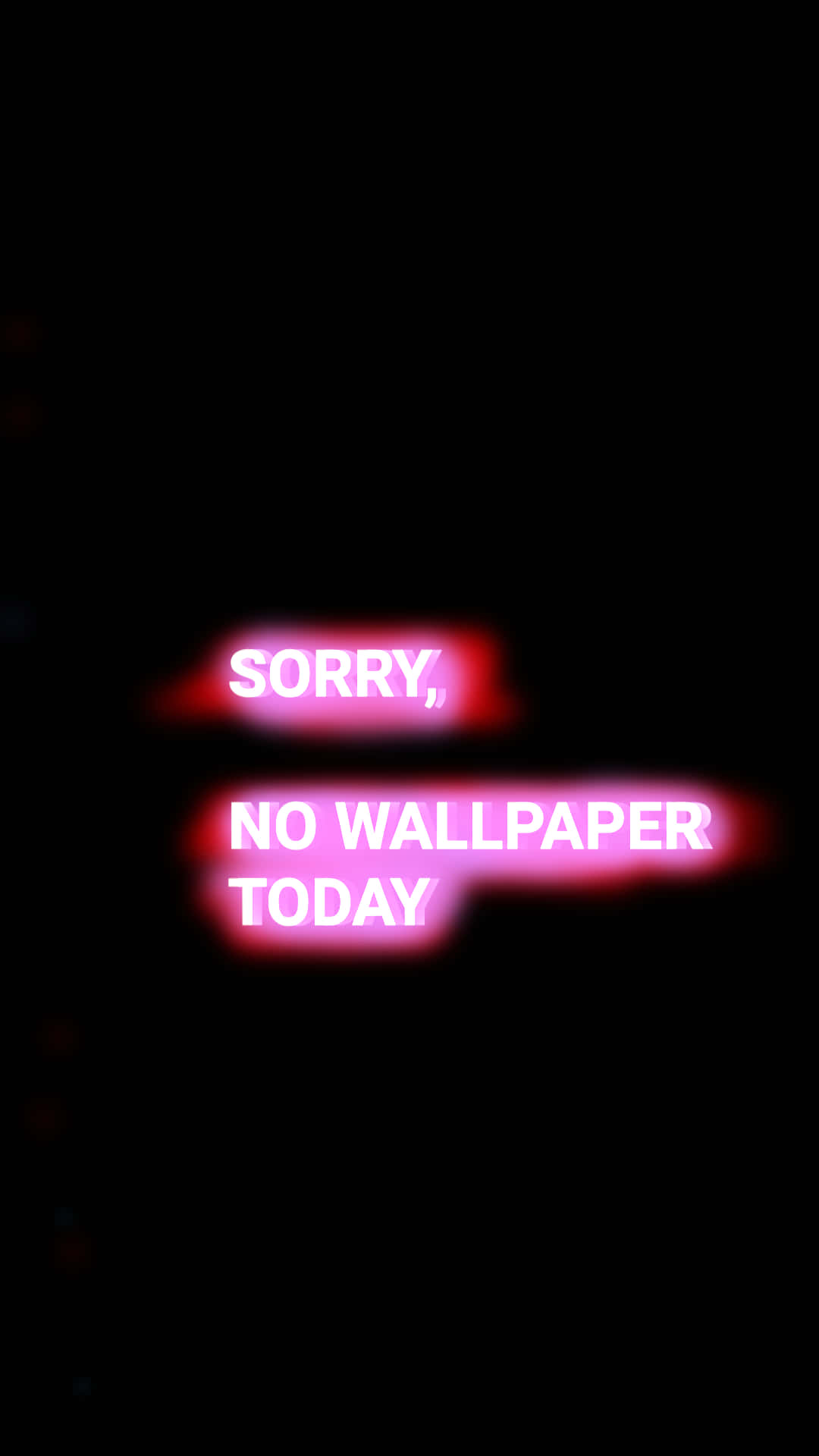 Cuteness In Neon Pink Wallpaper