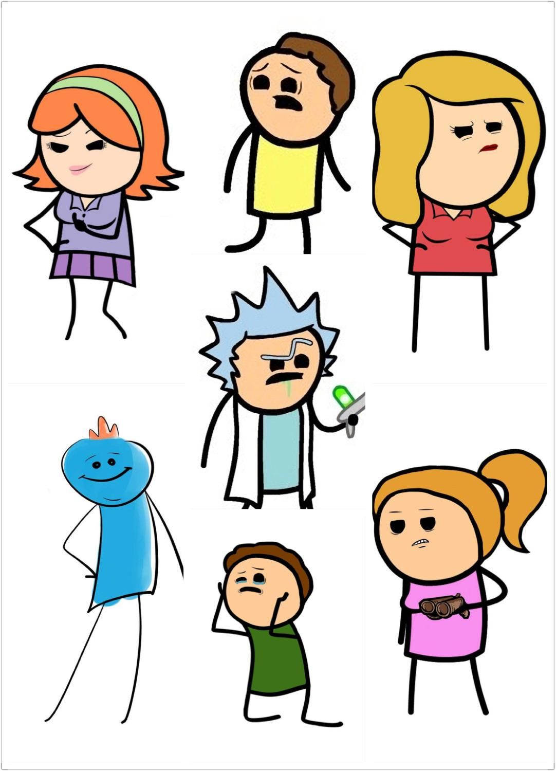 Cyanide And Happiness Characters Wallpaper