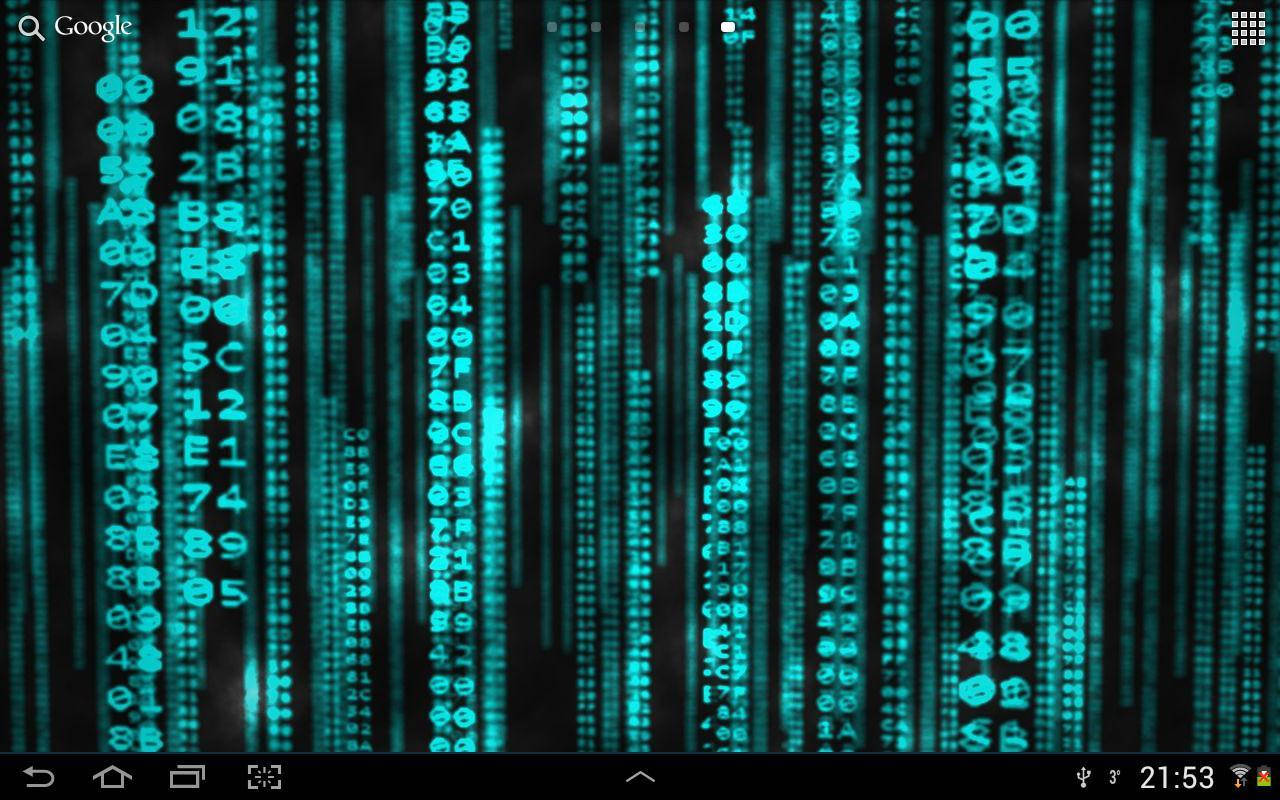 Cyber Information Lines Wallpaper
