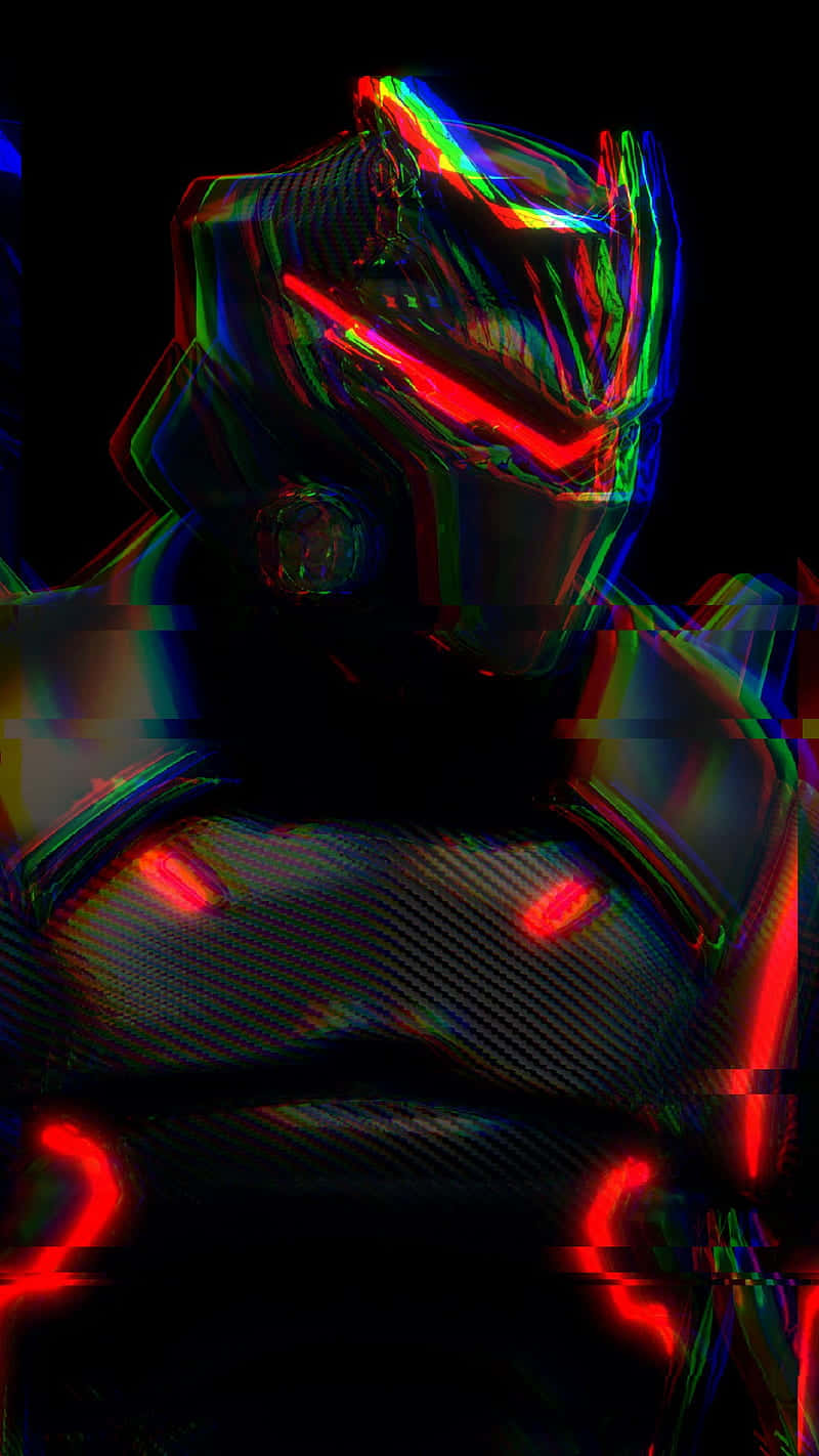 Cybernetic Glitch Art Wallpaper