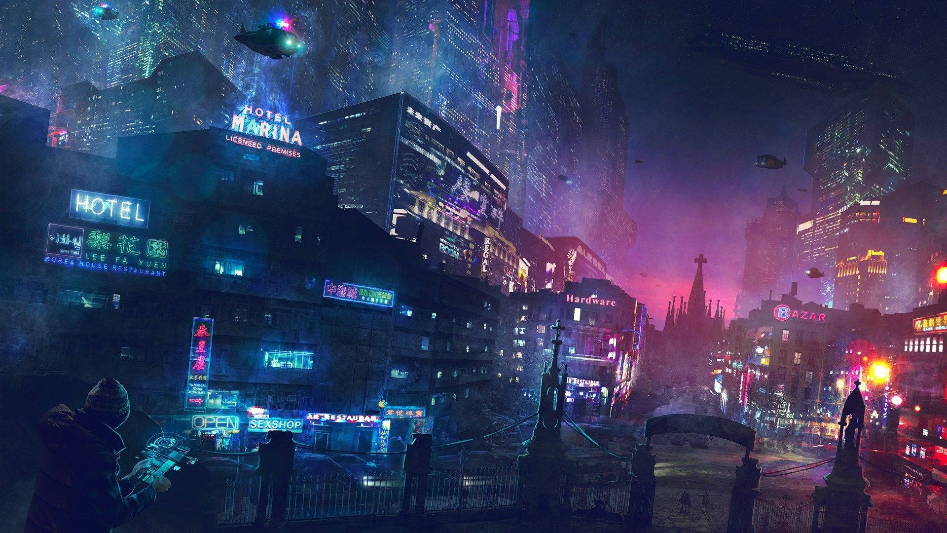 100 Free Cyberpunk City HD Wallpapers & Backgrounds 