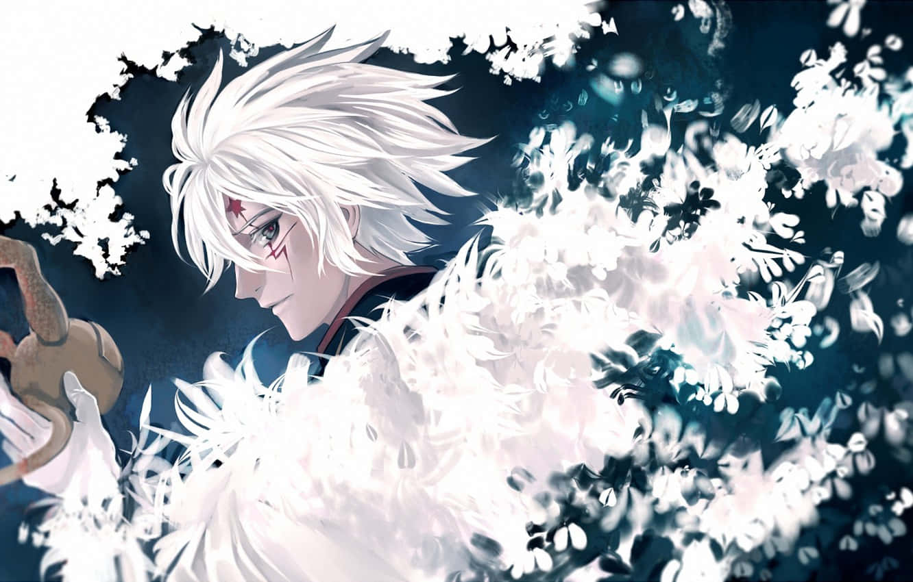 D Gray Man Allen Walker With Feathers Wallpaper