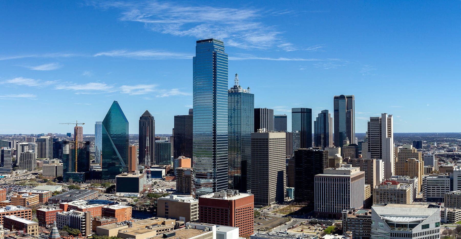 Dallas Skyline Buildings Daytime Wallpaper