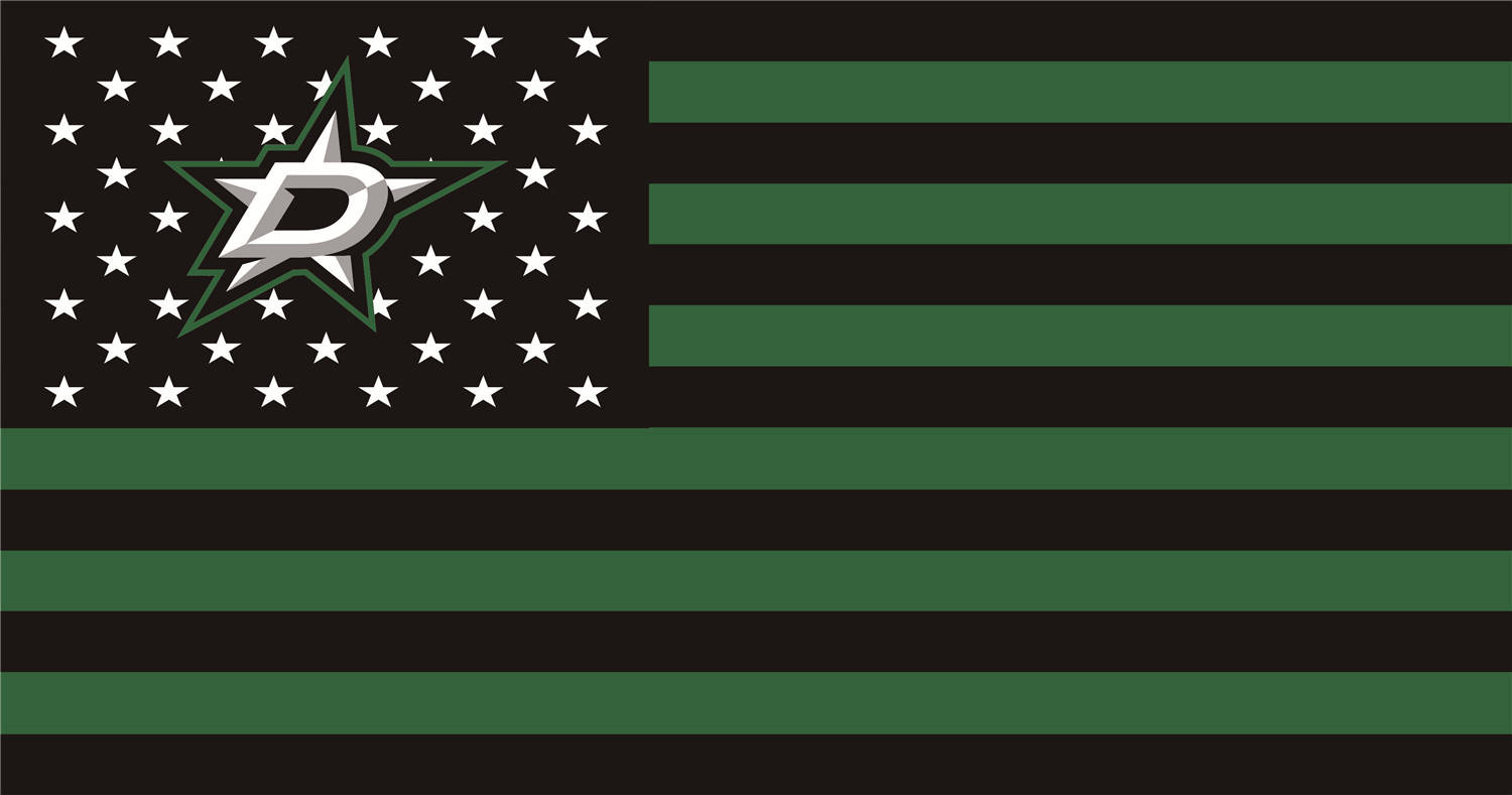 Dallas Stars United States Logo Flag Wallpaper