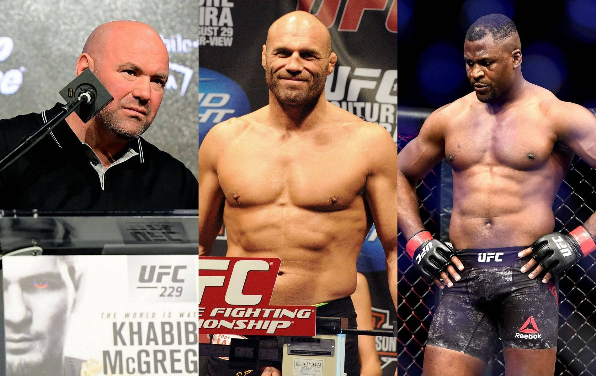 Dana White Randy Couture Francis Ngannou Wallpaper