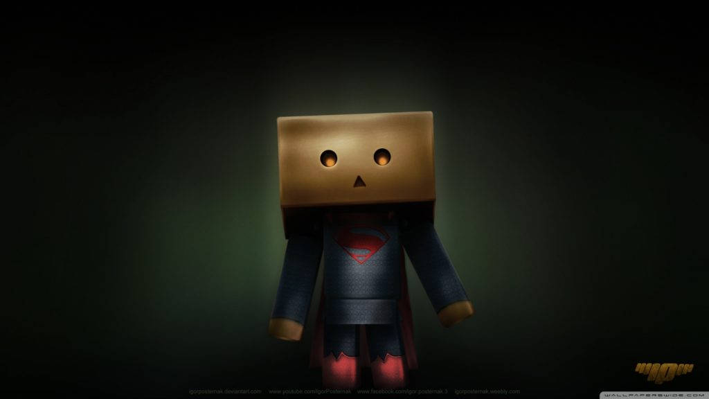 Danbo Man Of Steel 1024x576 Wallpaper