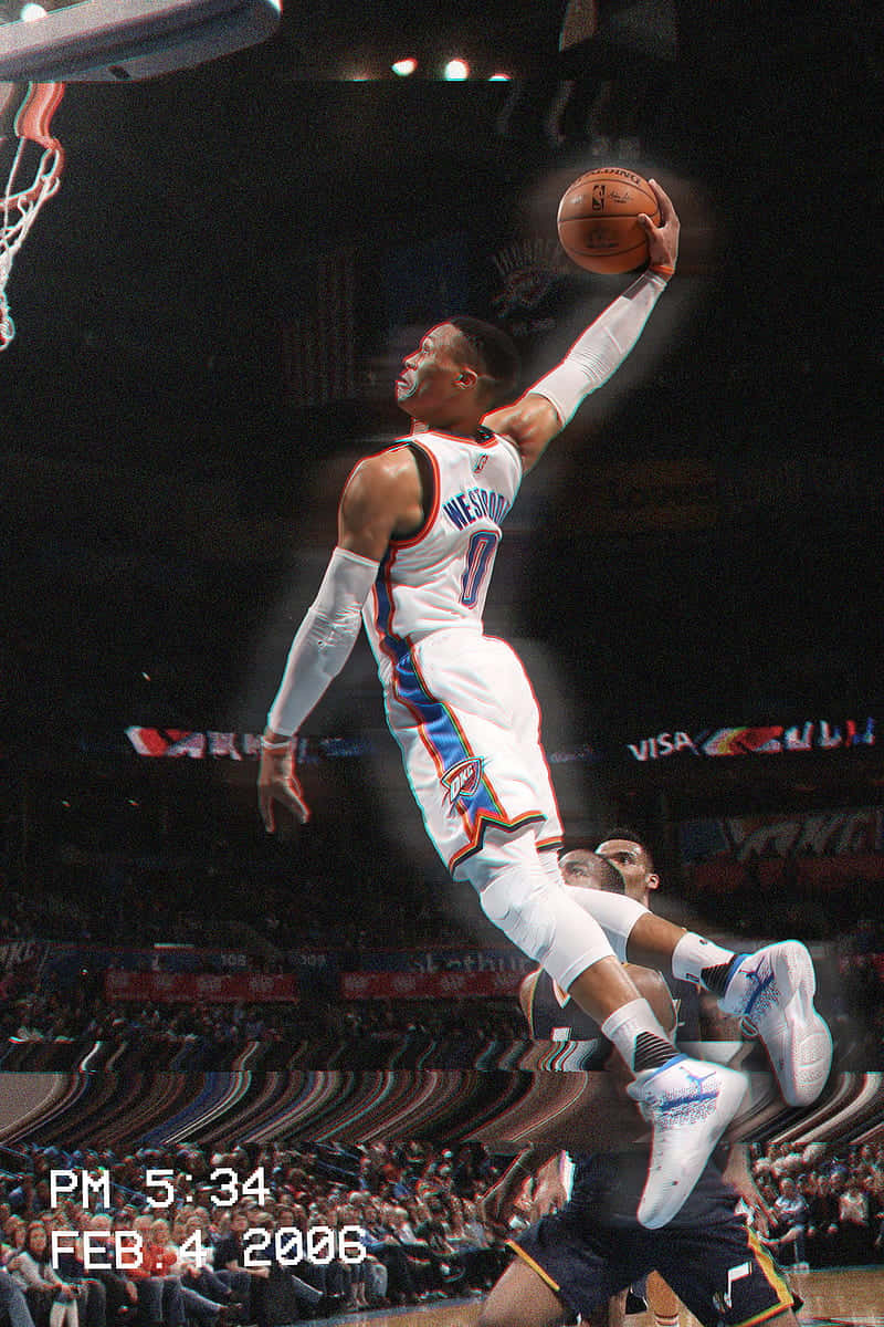 Dangelo Russell Shooting A Jumper For The Brooklyn Nets Wallpaper