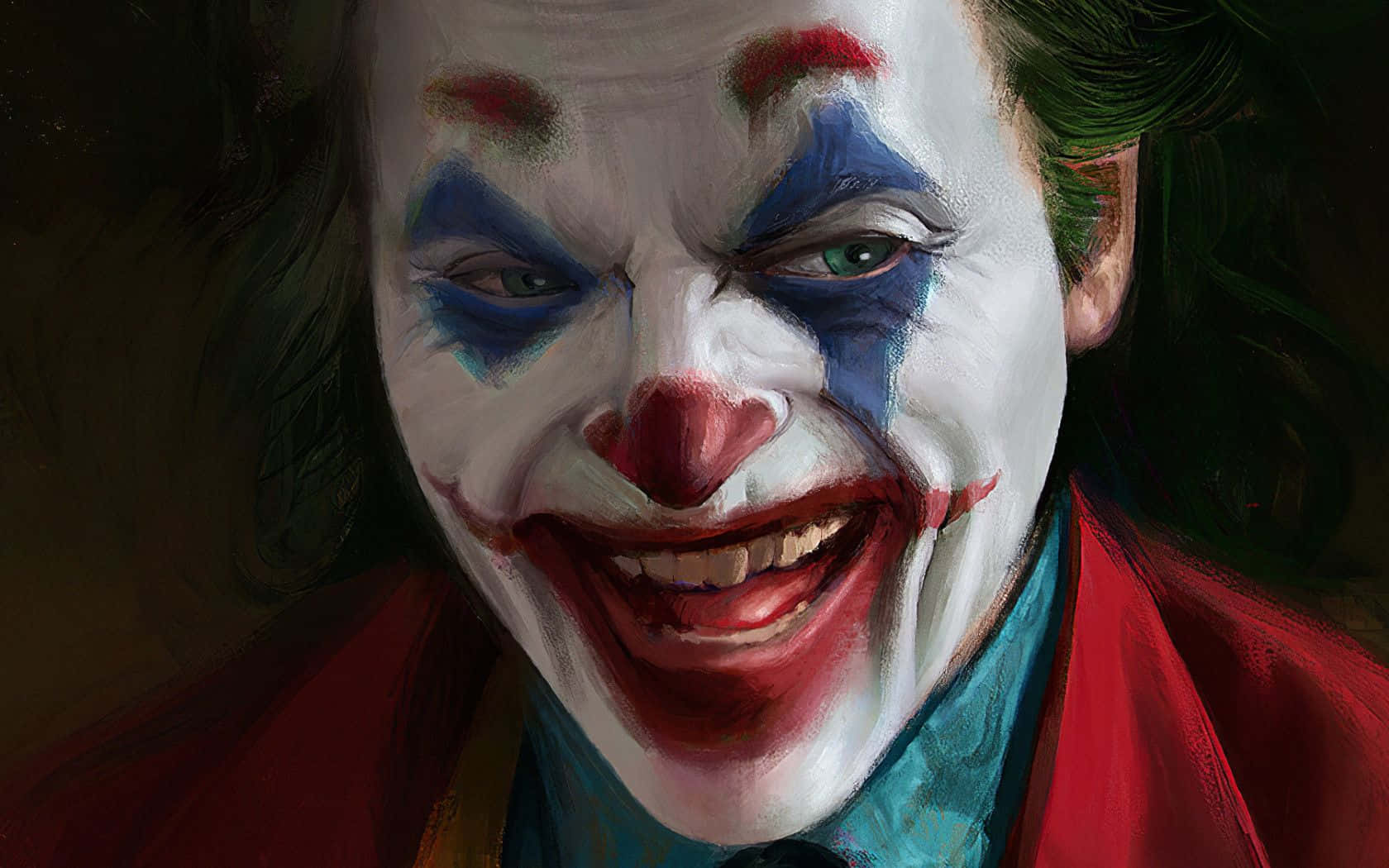 Dangerous Joker Creepy Digital Art Wallpaper