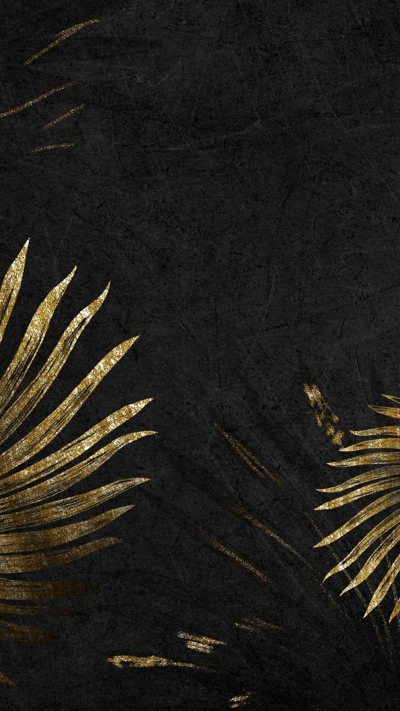 Dare To Stand Out From The Crowd With A Black And Gold Aesthetic. Wallpaper