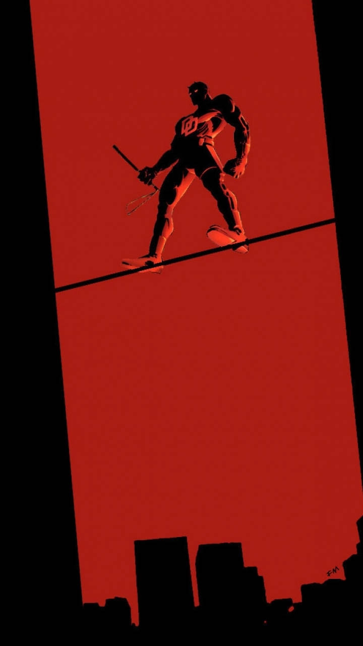 Daredevil Abstract Bar Wallpaper