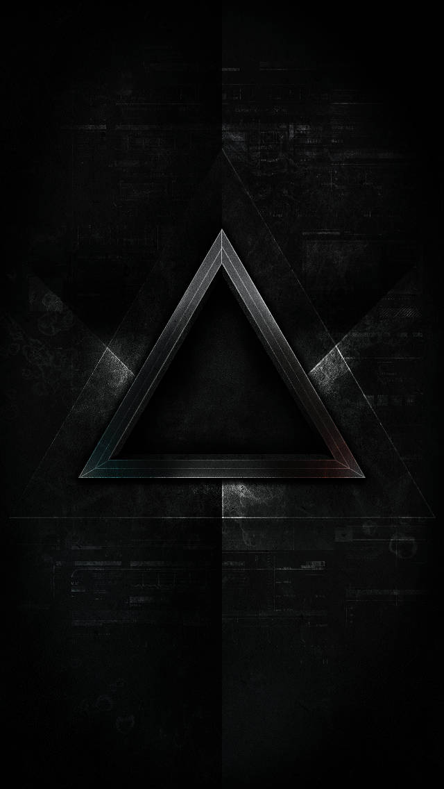 Dark Aesthetic Black Pyramid Wallpaper