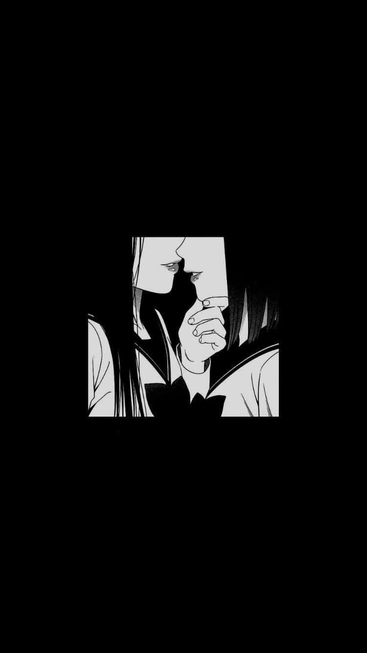 Dark Anime Yuri Art Wallpaper