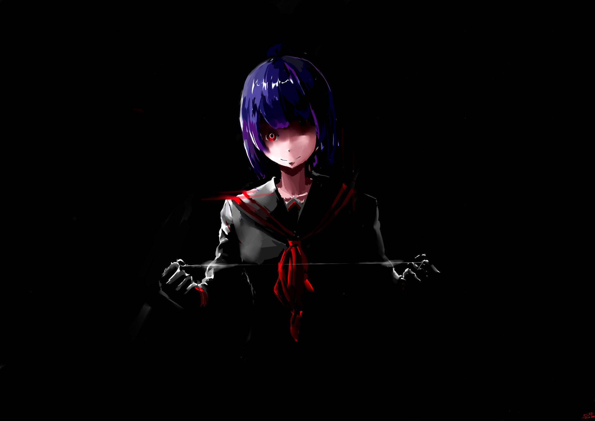 Download free Dark Ayano Aishi From Yandere Simulator Wallpaper -  MrWallpaper.com