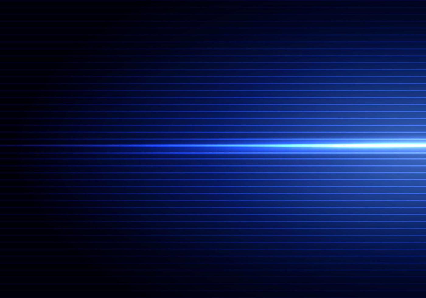 Dark Blue Background Glowing Light Stripes Wallpaper