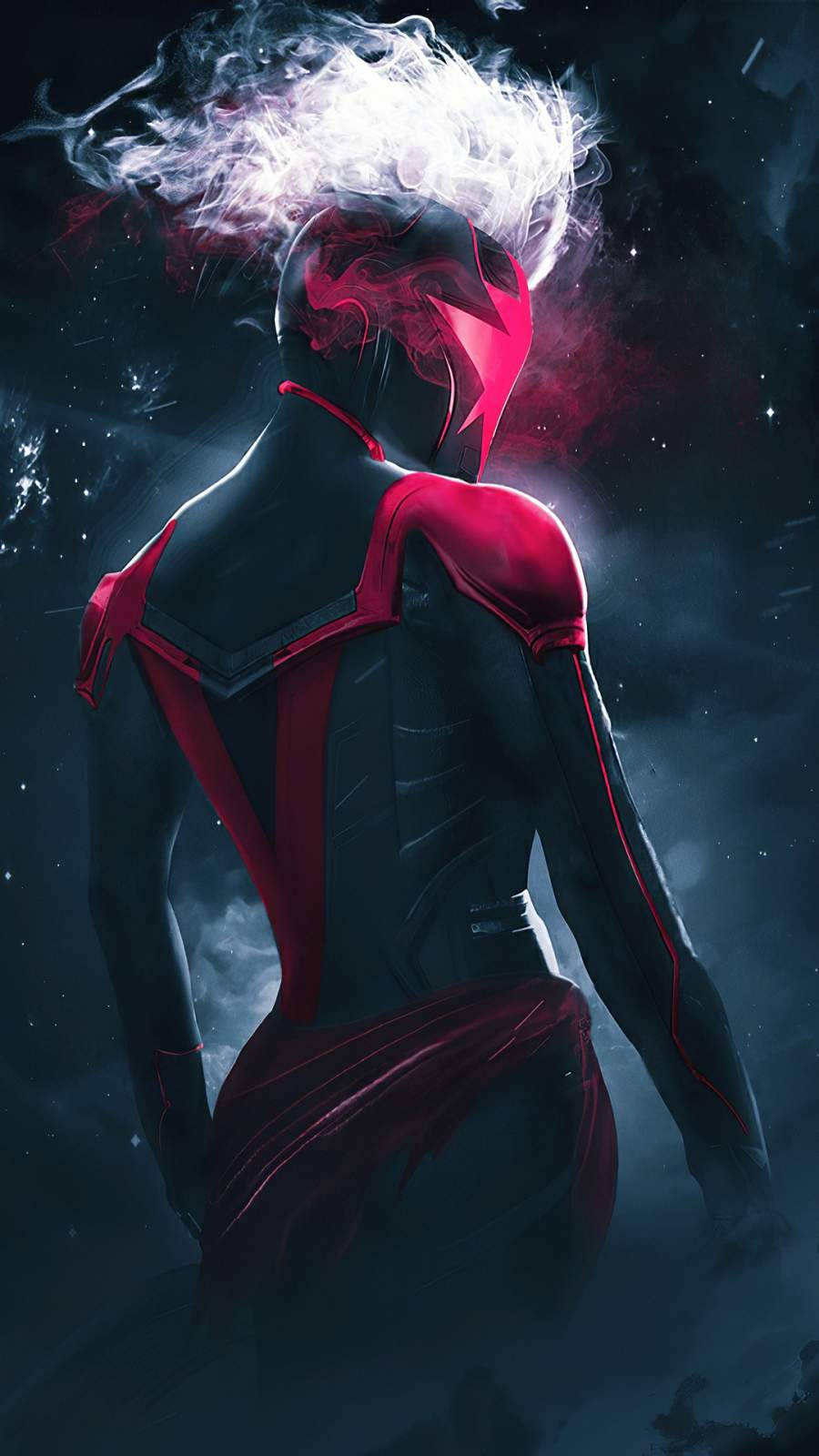 Dark Captain Marvel Iphone Wallpaper