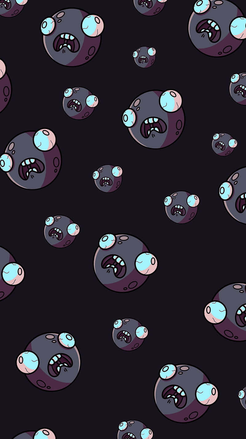 Dark Cute Monsters Bulging Eyes Wallpaper