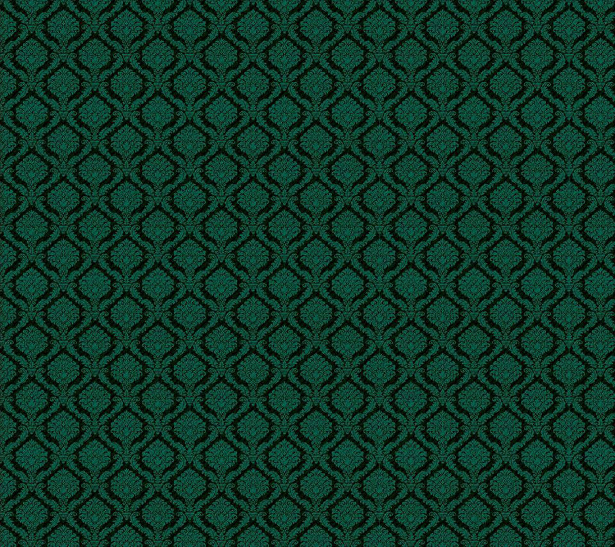 Dark Green Gucci Pattern Wallpaper