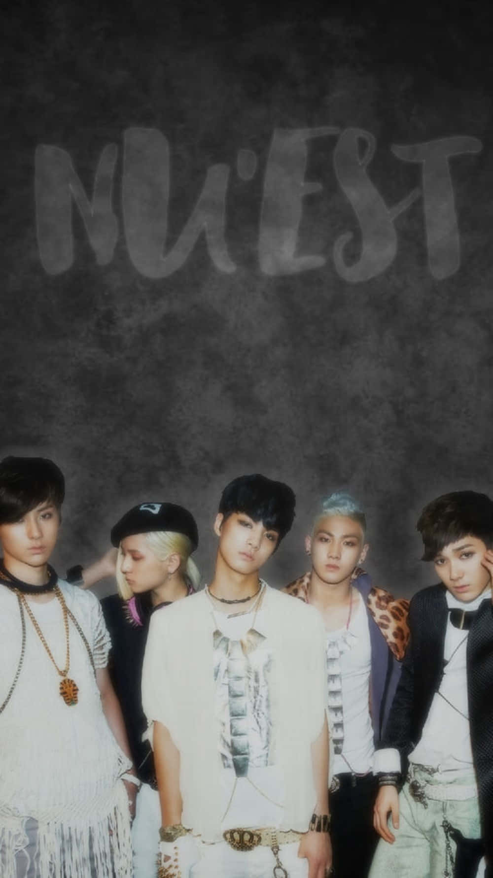 Dark Hiphop Nuest Kpop Group Wallpaper