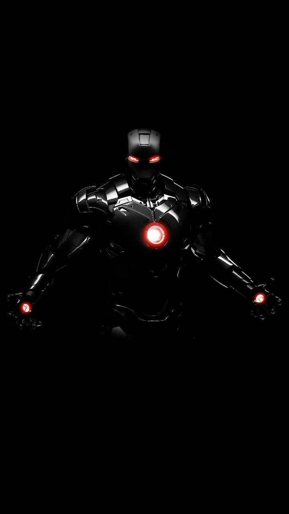 Dark Iron Man Phone Wallpaper