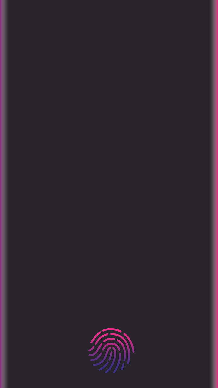 Dark Purple Fingerprint Phone Wallpaper