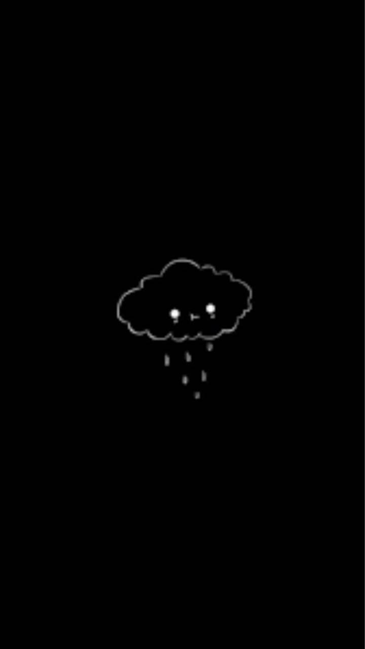 Dark Sad Crying Cloud Wallpaper