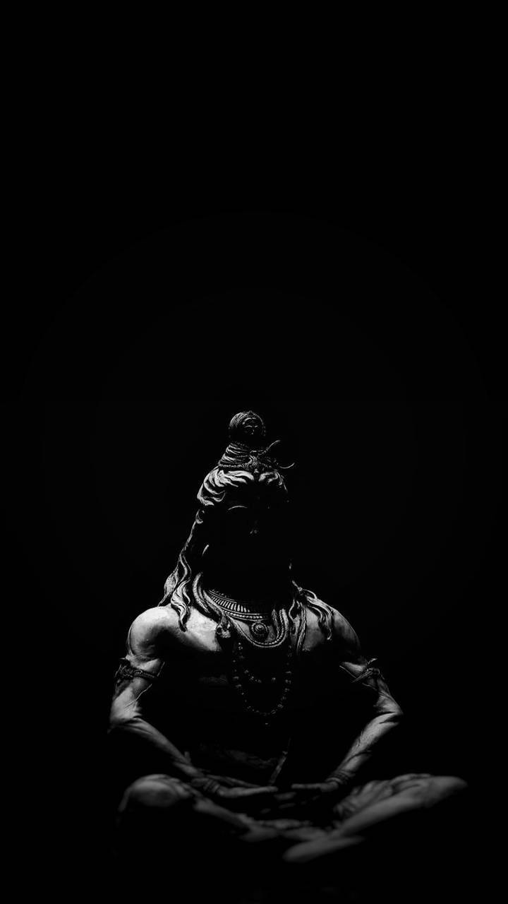 Dark Shiva Pose Wallpaper