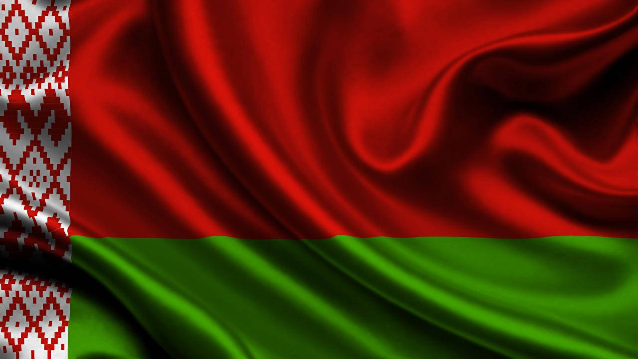 Dark Silk Belarus Flag Wallpaper