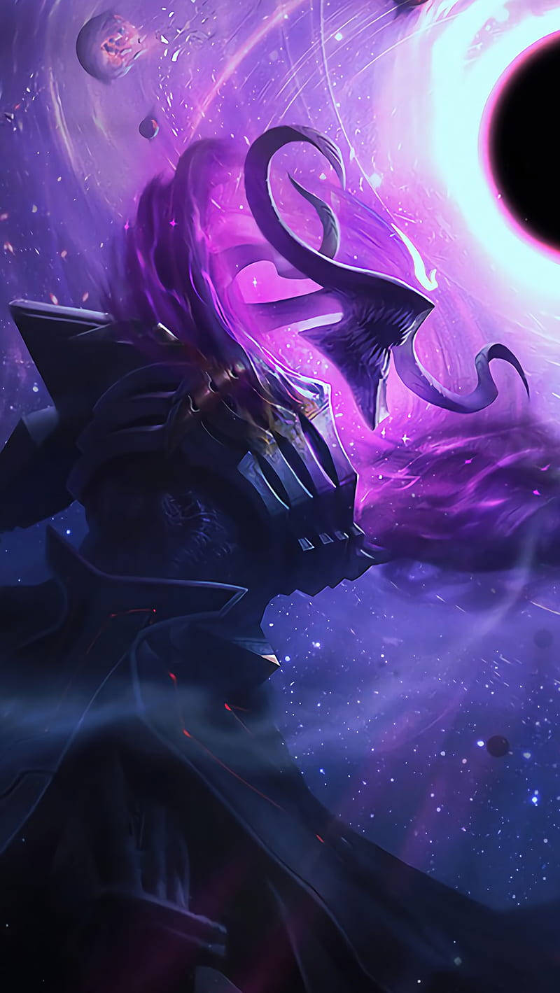 Dark Star Thresh Lol Iphone Wallpaper