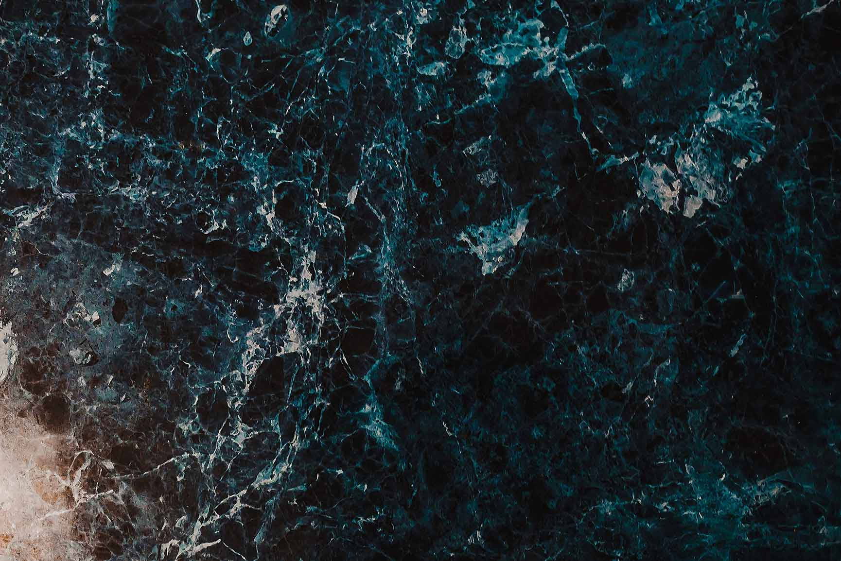 Dark Turquoise Aesthetic Marble Wallpaper