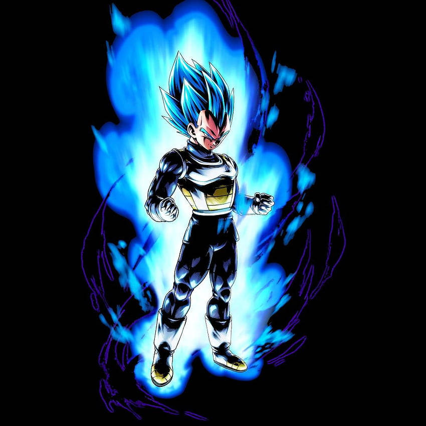 Dark Vegeta Blue Flames Wallpaper