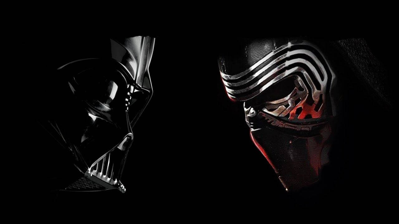 Darth Vader Rises With The Power Of Darth Sidious Wallpaper