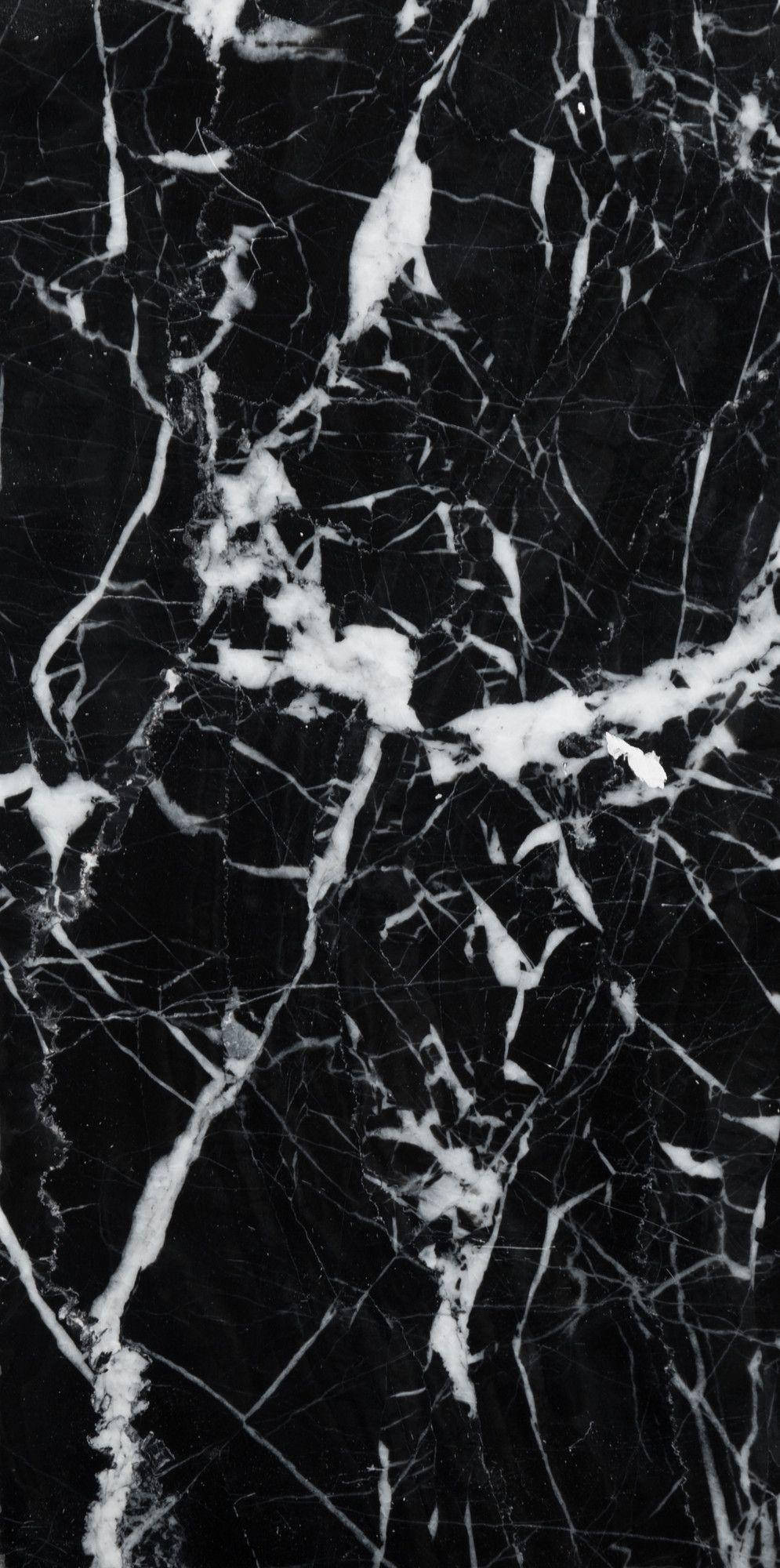 Dazzling Black Marble Iphone Wallpaper With White Splashes Wallpaper