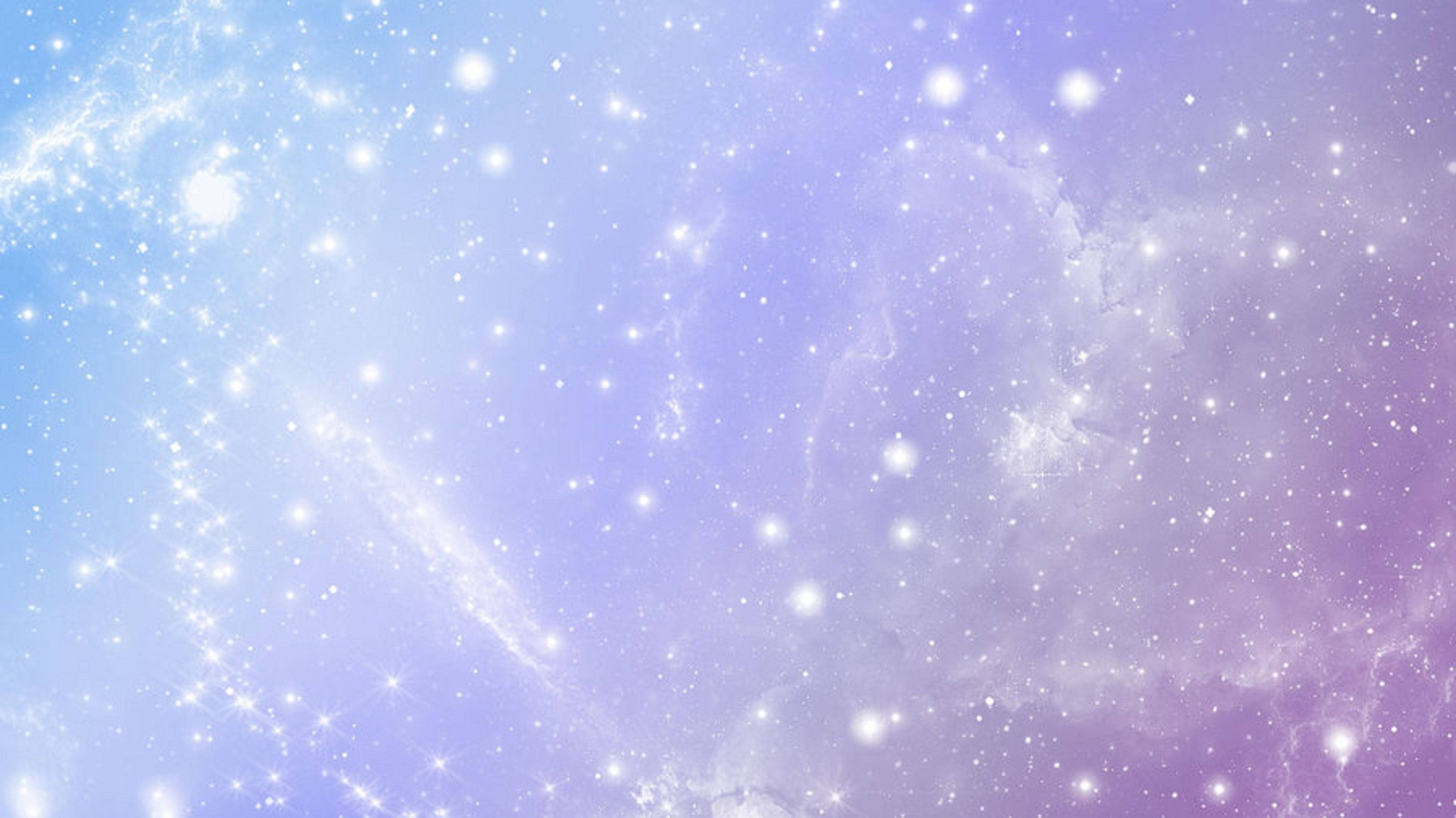 Dazzling Pastel Galaxy With Stars Wallpaper