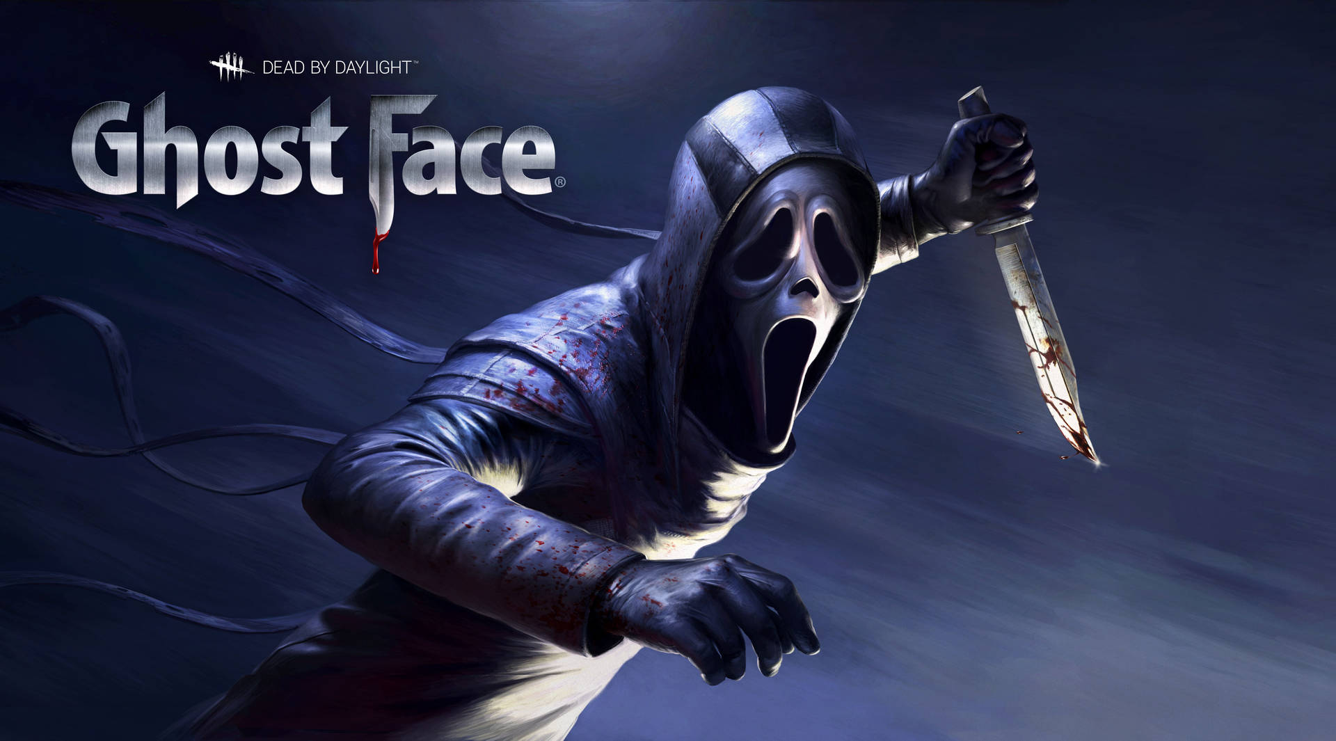 Download free Dead By Daylight Ghost Face Blue Themed Wallpaper -  MrWallpaper.com