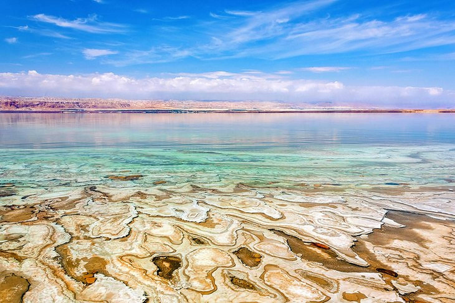 Dead Sea In Jordan Wallpaper
