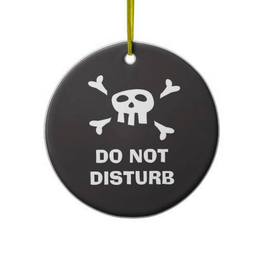 Death Skull Do Not Disturb Tag Wallpaper