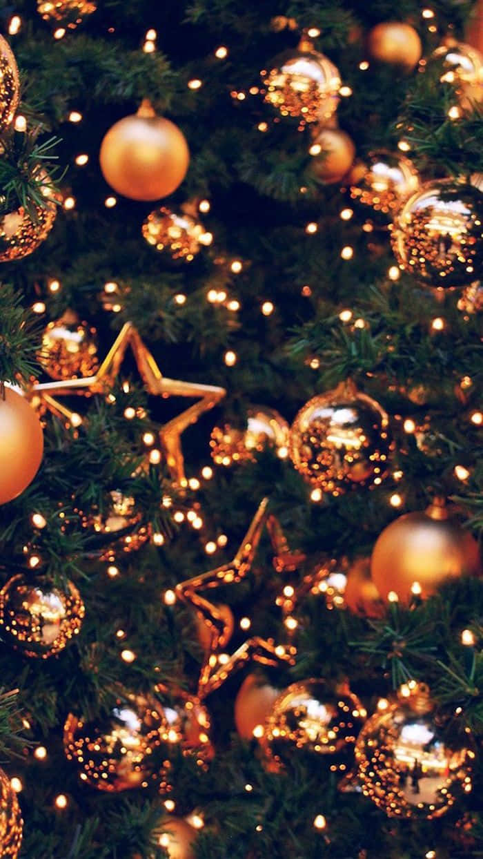 Deck The Halls With An Aesthetic Christmas Tree Wallpaper