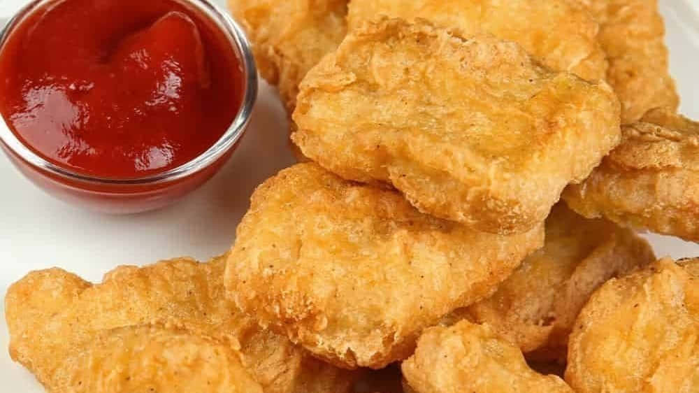 Delicious And Juicy Chicken Nuggets Wallpaper