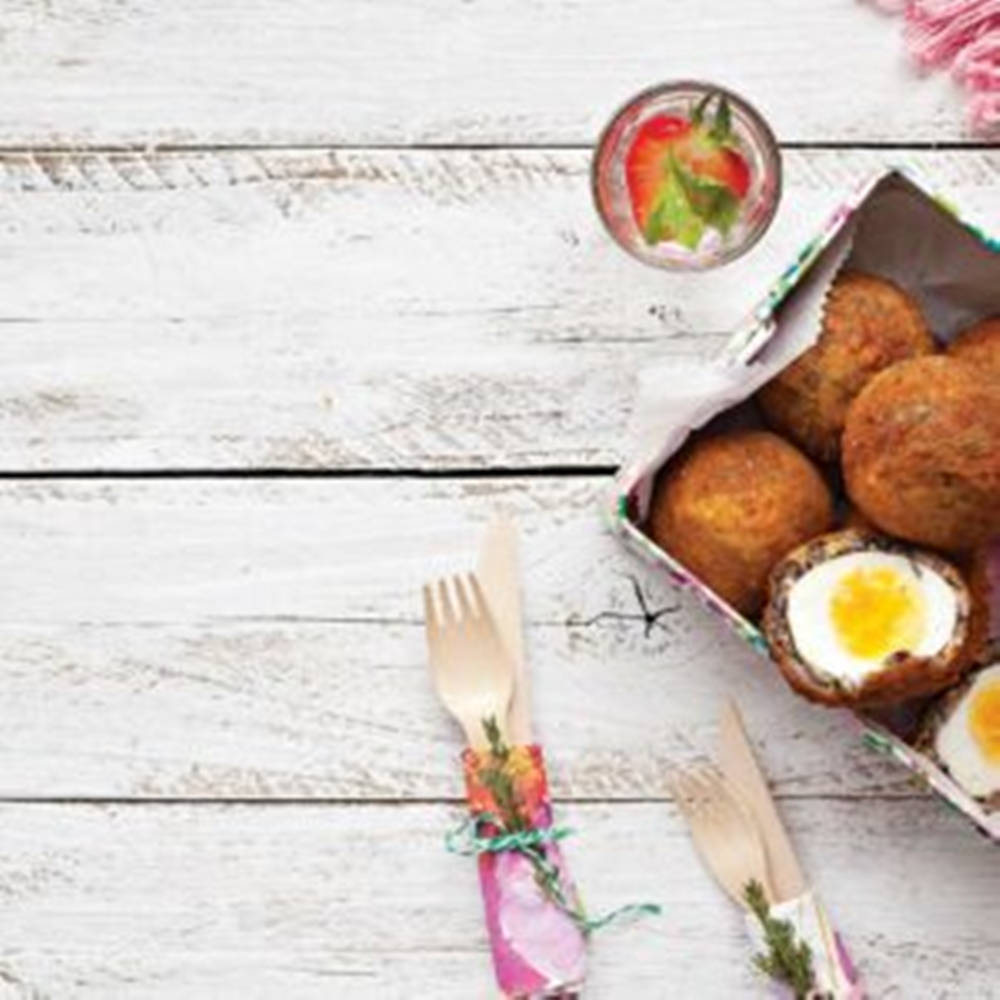 Delicious Array Of Scotch Eggs Wallpaper