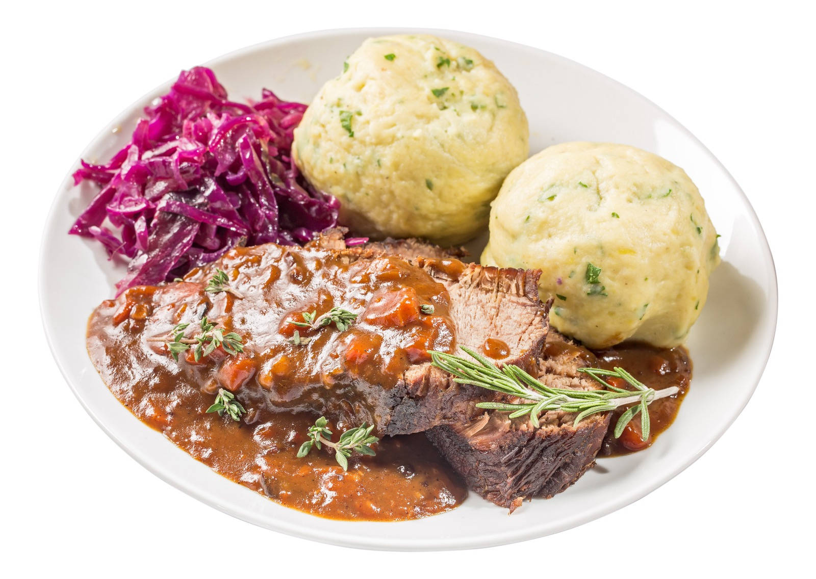 Delicious Sauerbraten - Authentic German Cuisine Wallpaper