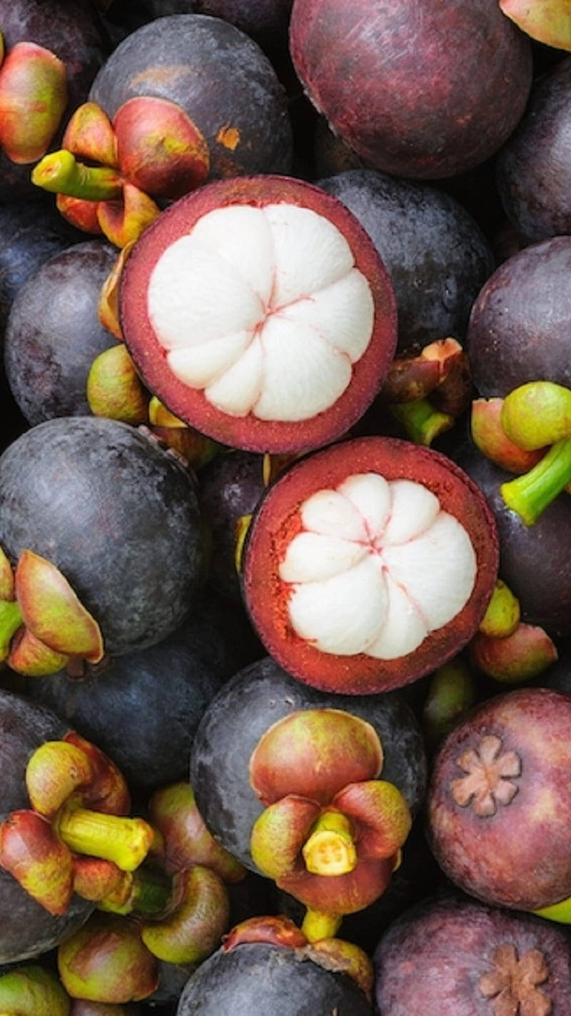 Delicious Thai Mngosteen Fruit Wallpaper