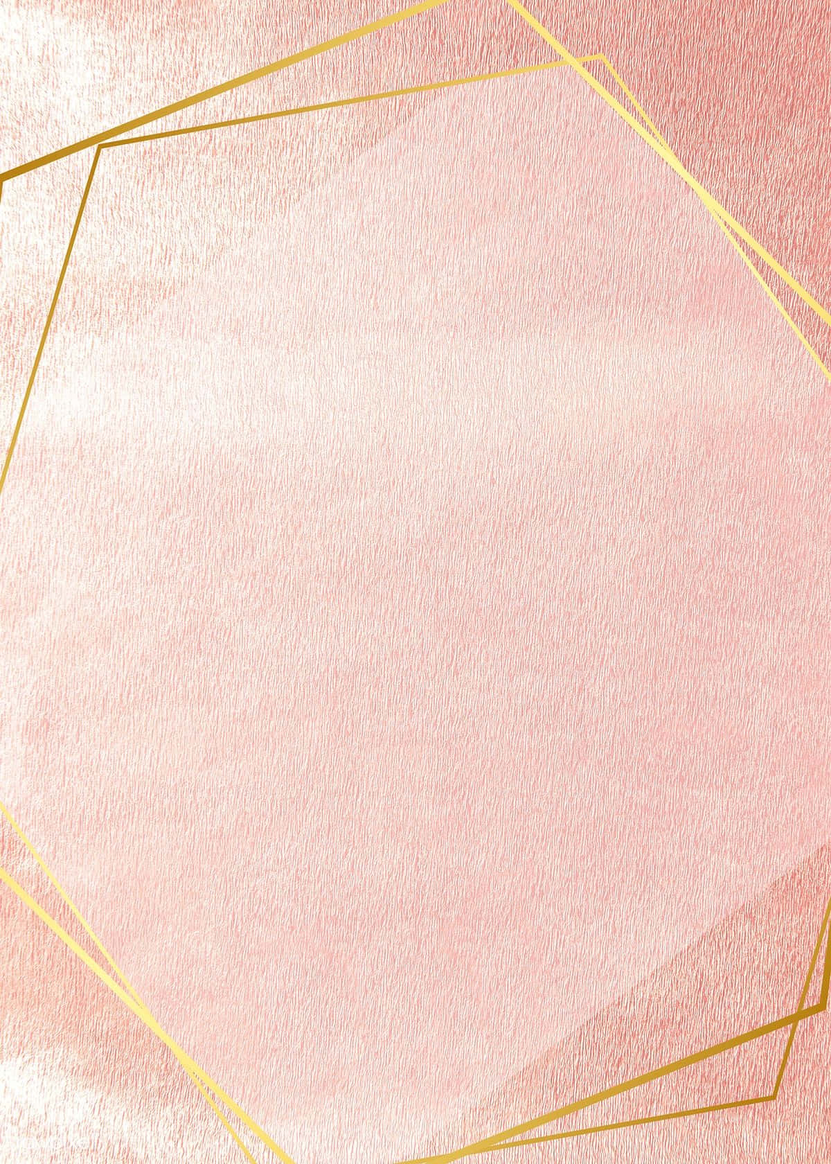 Delight In The Beauty Of The Radiant Pink And Gold Wallpaper