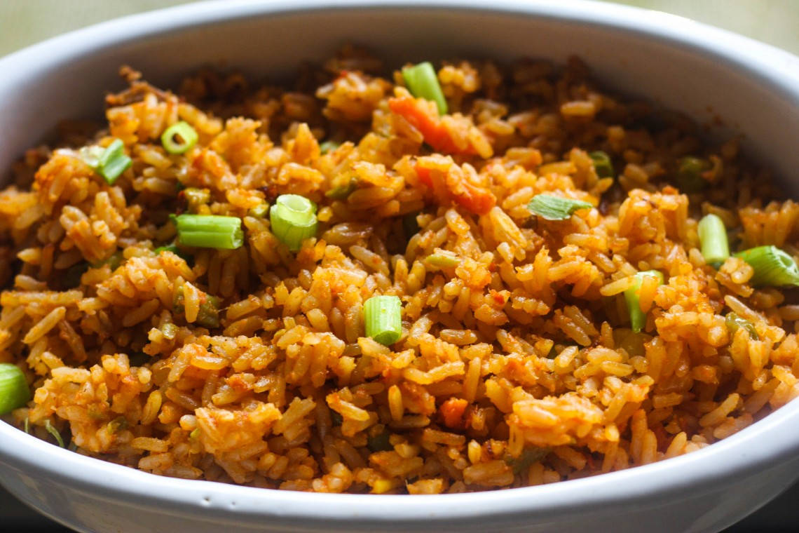 Delightful Dish Of Jollof Rice Wallpaper