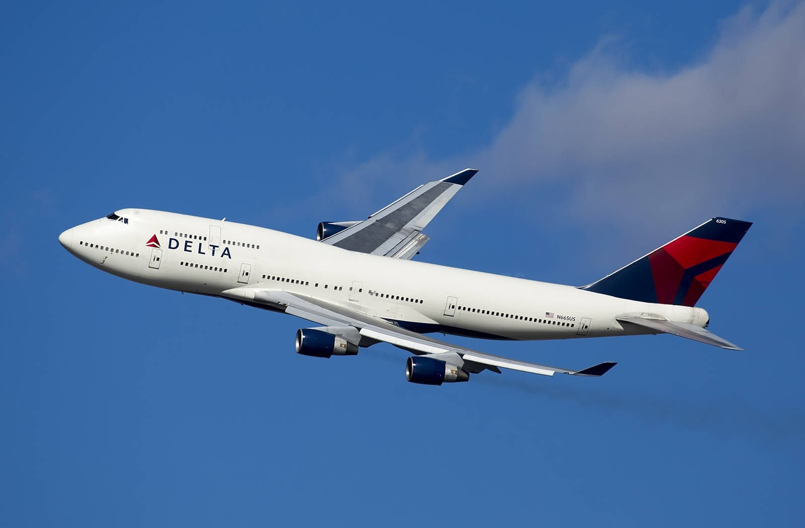 Delta Airlines Airplane Clear Blue Sky Wallpaper