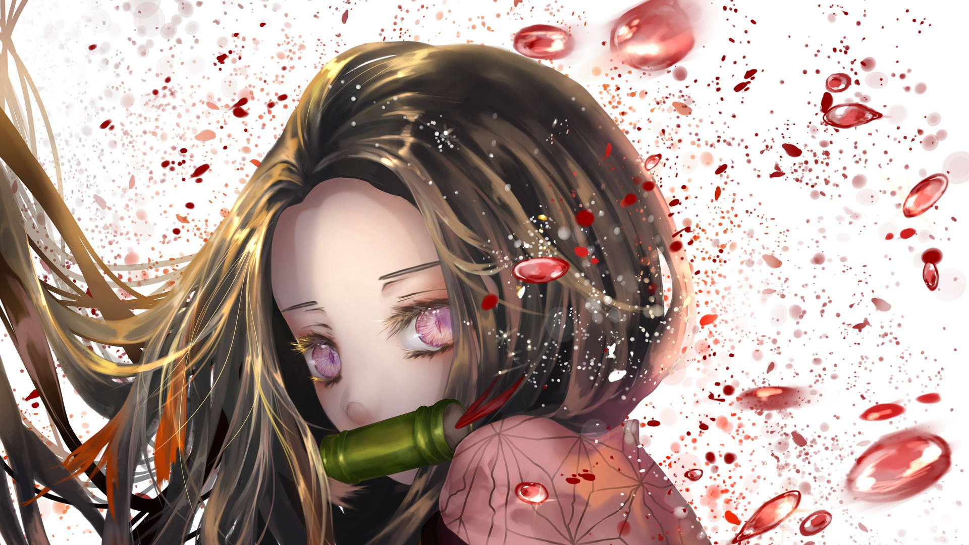 Download free Demon Slayer Nezuko Cute Face Wallpaper - MrWallpaper.com