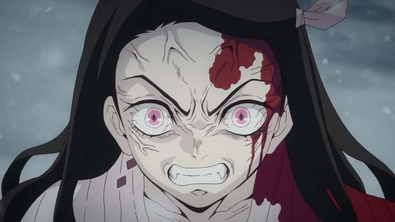 Demon Slayer Season 2 Nezuko Angry Wallpaper