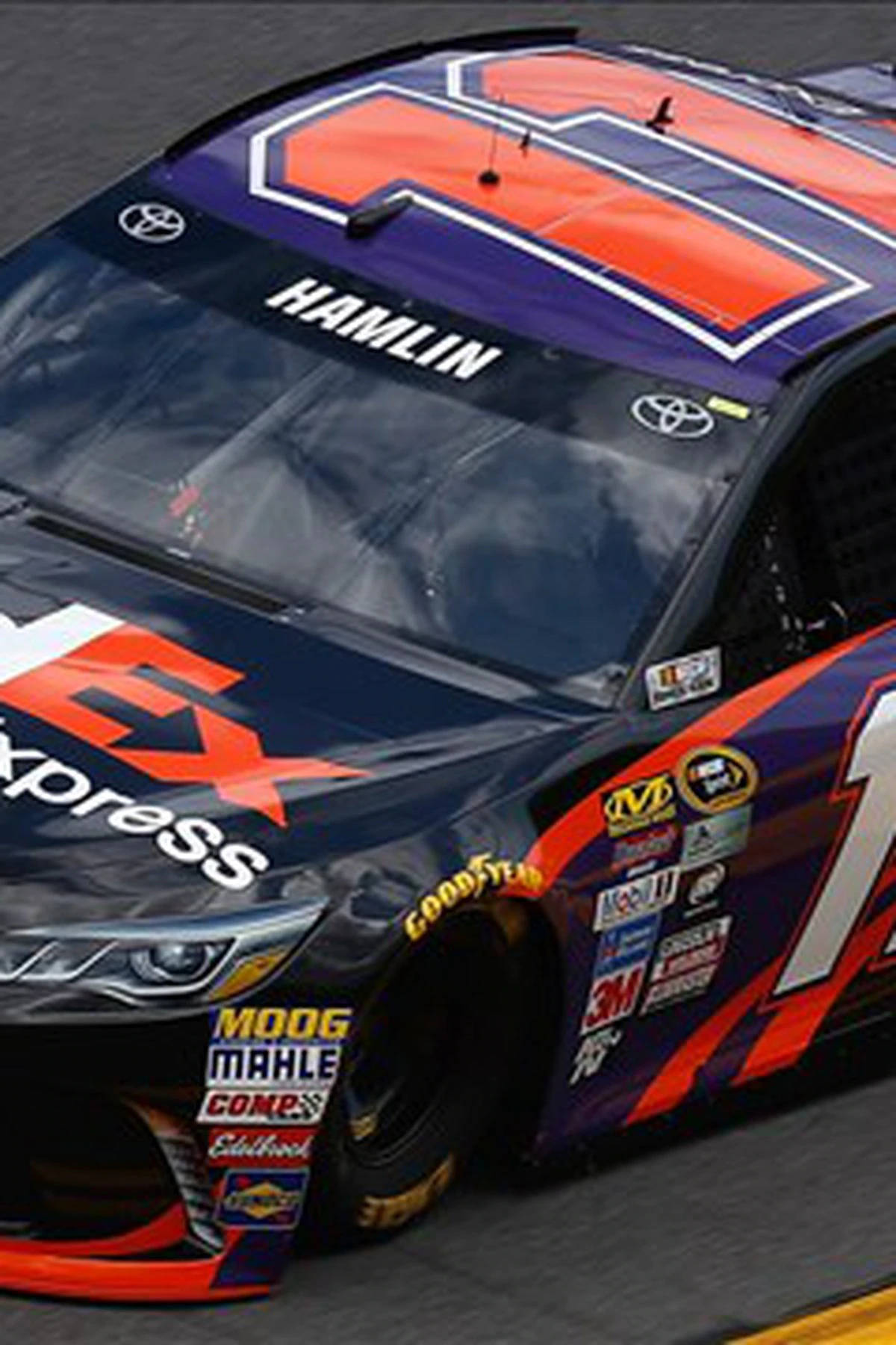 Denny Hamlin Race Car Details Wallpaper