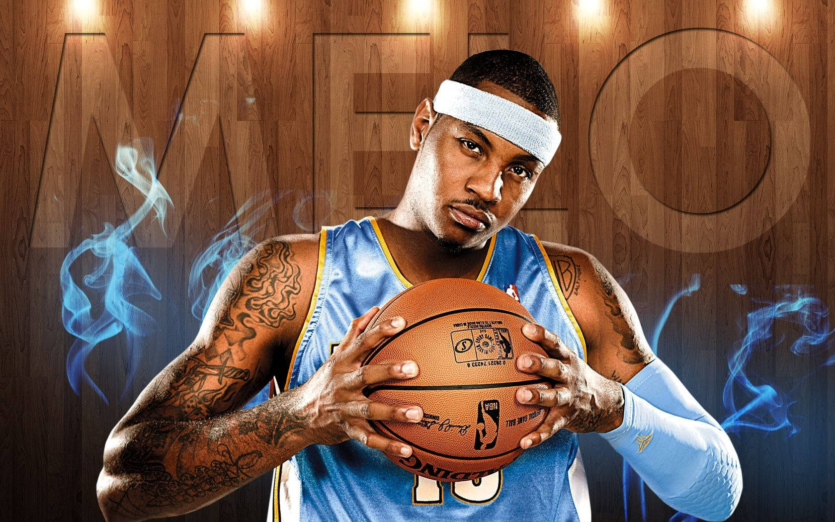 Denver Nuggets Carmelo Anthony Fanart Wallpaper