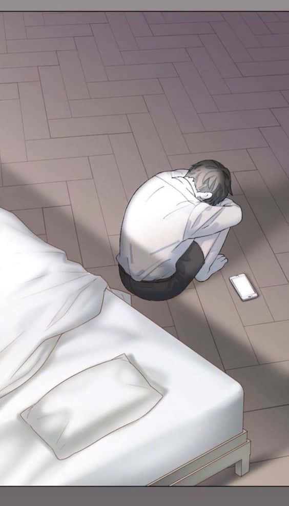 Depressed Anime Boy Looking For Hope Wallpaper